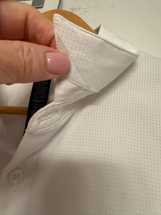 Lululemon Airing Easy Short Sleeve Shirt M White Short Sleeve Stretch - Picture 3 of 4